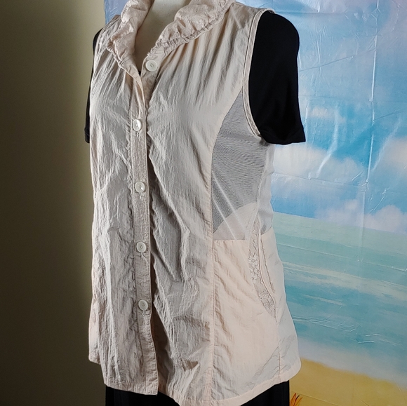 Mimosalip nylon & lace vest - Picture 1 of 10